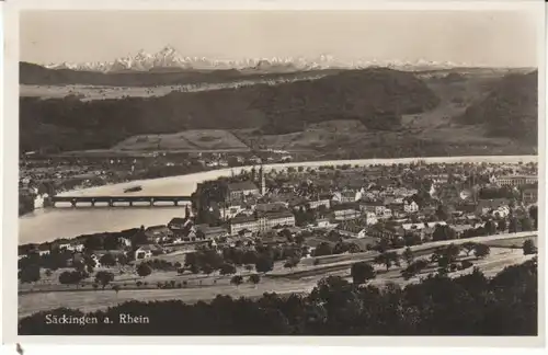 Säckingen am Rhein Panorama ngl 26.506