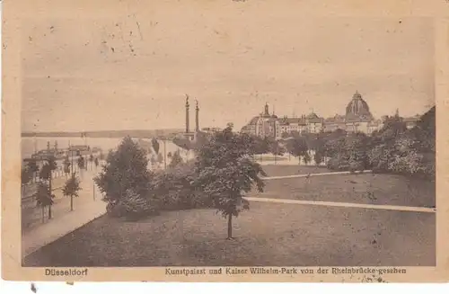 Düsseldorf a.Rhein Kaiser Wilhelm-Park gl1920 24.822