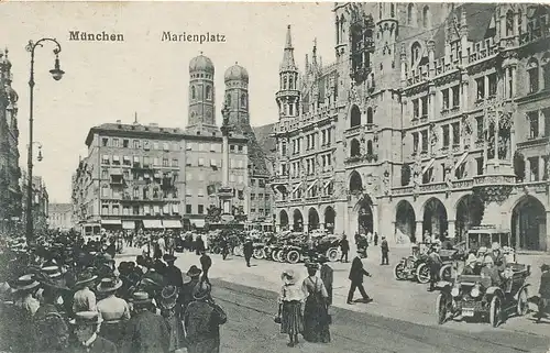 München Marienplatz feldpgl1918 125.629