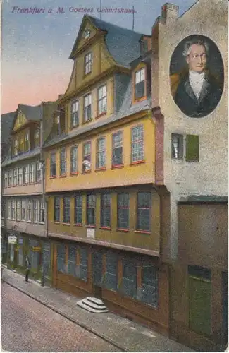 Frankfurt/M. Goethe's Geburtshaus gl1922 24.716