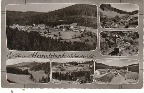 Grüße aus Hundsbach Schwarzwald Mehrb. g~1965? 26.475