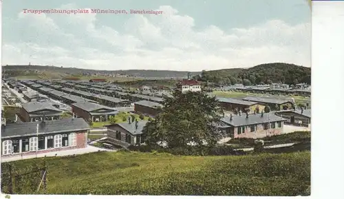 Münsingen Truppenübungsplatz Lager gl1912 26.495