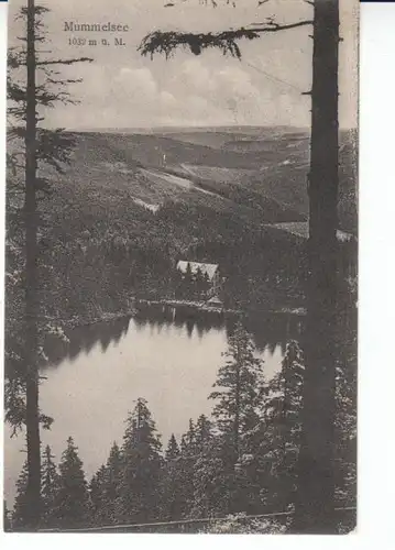 Mummelsee Schwarzwald von oben gl1910 24.265