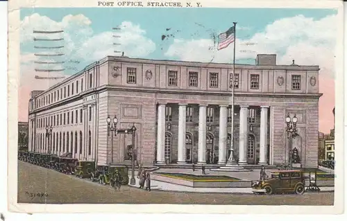 USA Syracuse N.Y. Post Office gl1930 25.446
