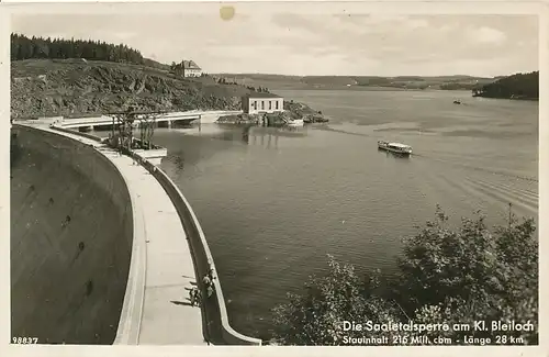 Die Saaletalsperre am Kl. Bleiloch glca.1950 110.792