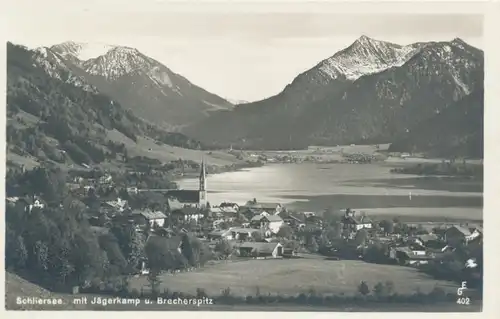 Schliersee mit Jägerkamp u. Brecherspitz ngl 107.981