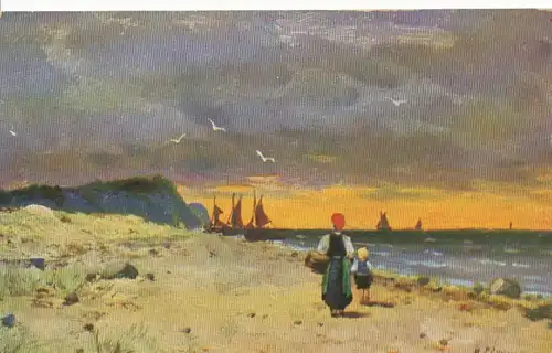 Mutter mit Kind am Strand ngl 108.278