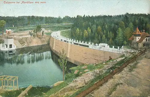 Talsperre bei Marklissa von vorn ngl 110.884