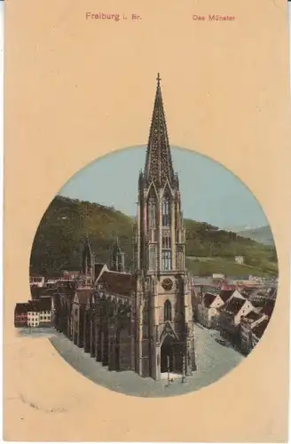 Freiburg i.Br. Das Münster gl1910 25.535