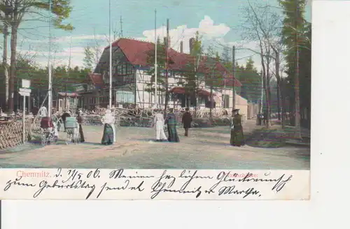 Chemnitz Waldschänke im Zeisigwald gl1906 86.286