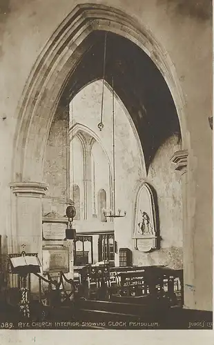 Rye Inneres der Kirche gl1926 110.912