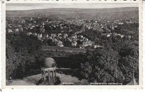 Wiesbaden Gesamtansicht vom Neroberg gl1927 24.370