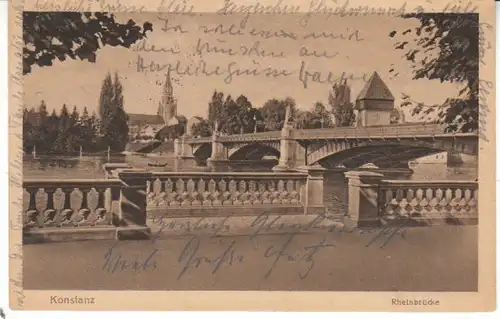 Konstanz Bodensee Rheinbrücke gl1924 24.254