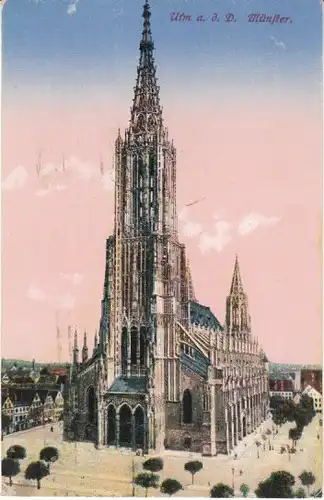 Ulm a.D. Münster gl1919 25.603