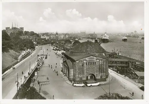 Hamburg Elbtunnel mit Hafen ngl 115.796