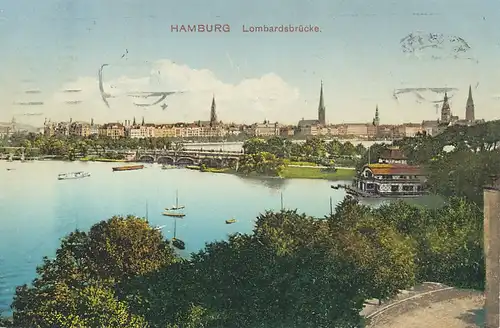 Hamburg Lombardsbrücke gl1912 115.860