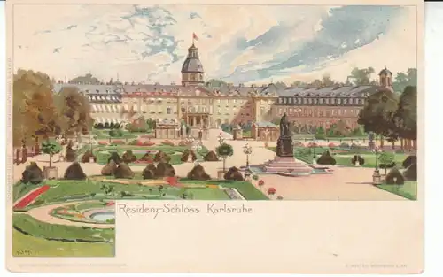 KLEY Karlsruhe Residenzschloß ngl 26.373