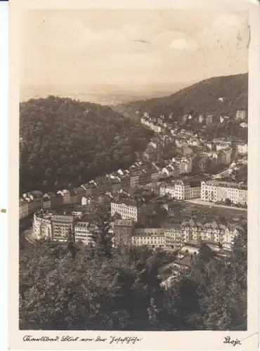 Karlsbad von der Josefshöhe gl1942 24.581