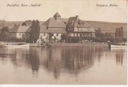 Paulsdorf Gasthof Seeblick Talsperre gl1928 86.725