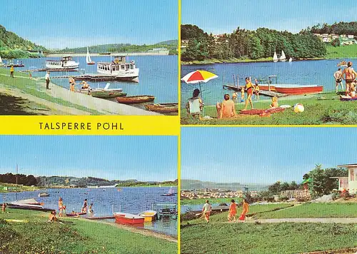 Talsperre Pöhl Mehrbildkarte ngl 110.755