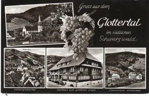 Glottertal Gasthaus z.gold.Engel u.a. gl1980 25.733