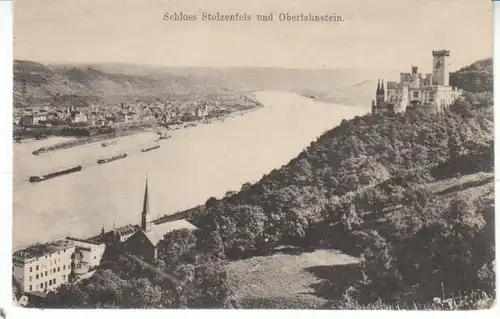 Schloß Stolzenfels u. Oberlahnstein ngl 24.875