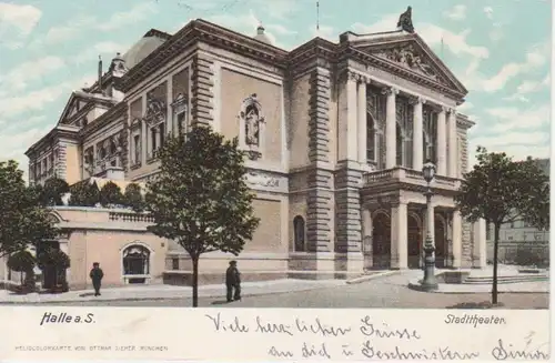 Halle a.S. Stadttheater bahnpgl1907 91.453