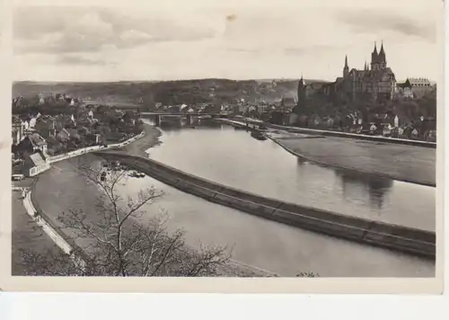 Meissen Partie an der Elbe Burg Dom ngl 84.972