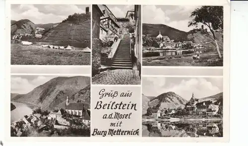 Gruß aus Beilstein a.d.Mosel Mehrbildkarte ngl 25.081