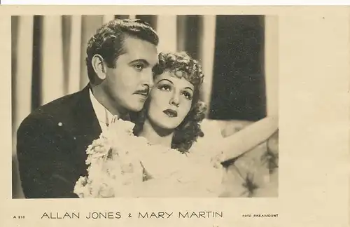 Porträt Allan Jones und Mary Martin ngl 115.358