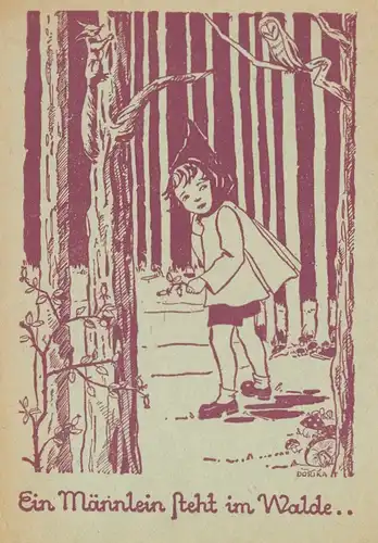 Ein Männlein steht im Walde ngl 108.249