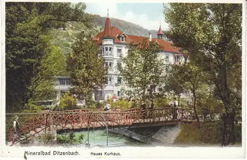 Bad Ditzenbach Neues Kurhaus gl1914 25.783