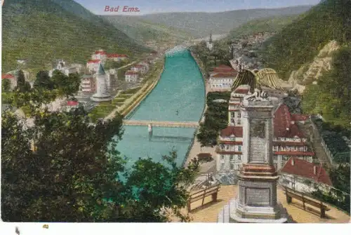 Bad Ems vom Denkmal aus gl1930 24.923