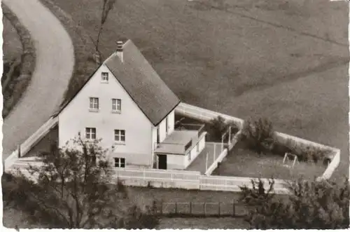 Birkendorf Schwarzw Haus Bölle Luftbild gl~1965? 26.576
