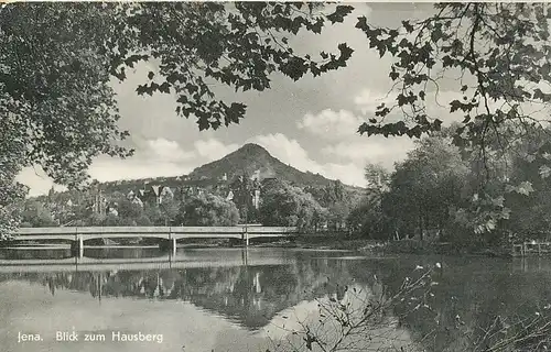 Jena Blick zum Hausberg gl1963 111.375