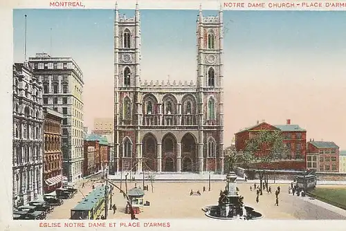 Montreal Notre Dame Church Place d'Armes ngl B9464