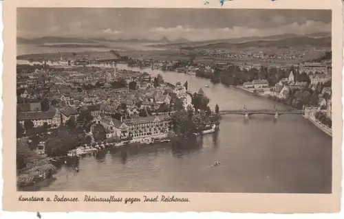 Konstanz Bodensee Rheinausfluß gl1949 25.562