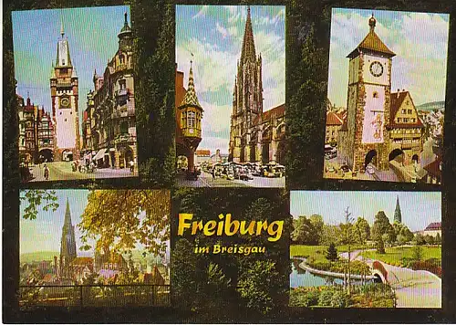 Freiburg i.Br. Mehrbildkarte ngl C1104