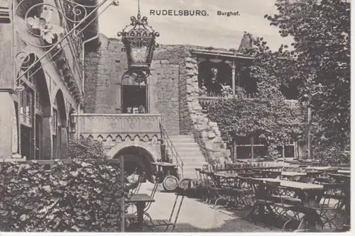 Bad Kösen Rudelsburg Burghof ngl 92.245