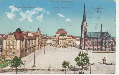 Chemnitz Museum Theater Petrikirche feldpgl1911 84.750