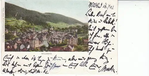 Wildbad Schwarzwald Teilansicht gl1902 25.917