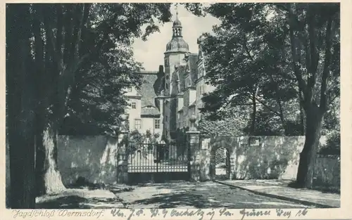 Jagdschloss Wermsdorf gl1929 109.555