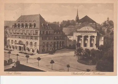 Bad Elster Sachsenhof und Kurtheater gl1926 69.892