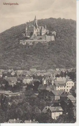 Wernigerode Stadtpanorama mit Schloss ngl 91.144