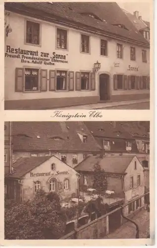 Königstein Elbe Restaurant zur Sonne ngl 84.853