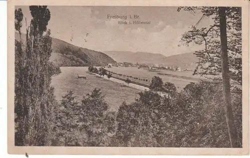 Freiburg i.Br. Blick in's Höllental gl1922 25.527