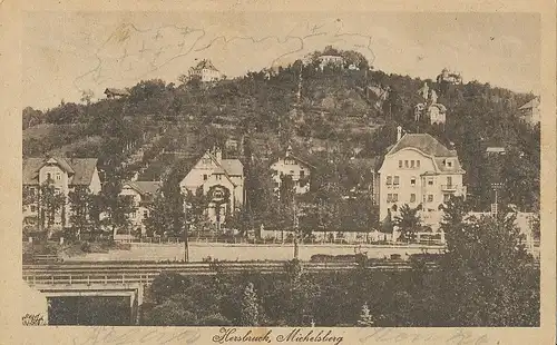 Hersbruck Teilansicht mit Michelsberg gl1919 121.675