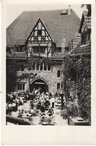 Eisenach Wartburg Innenhof-Bewirtung? gl1950? 24.743