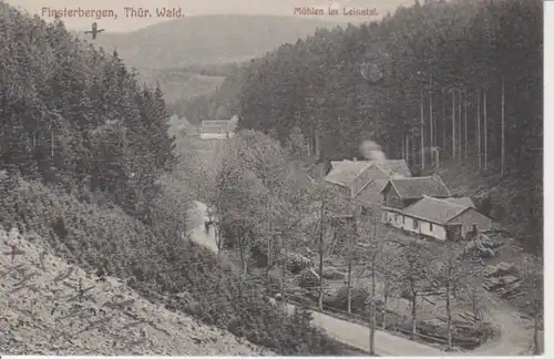 Finsterbergen Mühlen im Leinatal glca.1910 89.382