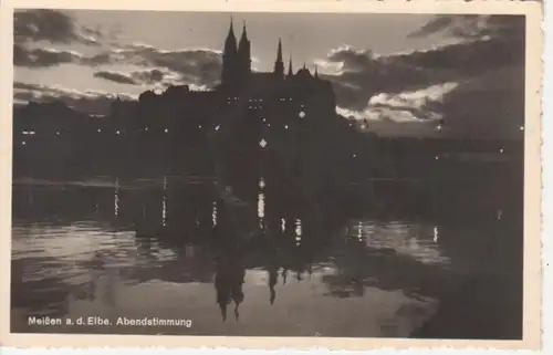 Meissen a.d. Elbe Abendstimmung ngl 84.988